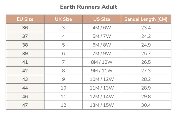 Earth Runners Sandals Khaki (Circadian Performance)