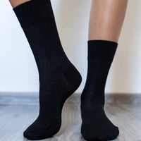 Barefoot Socks Crew Black