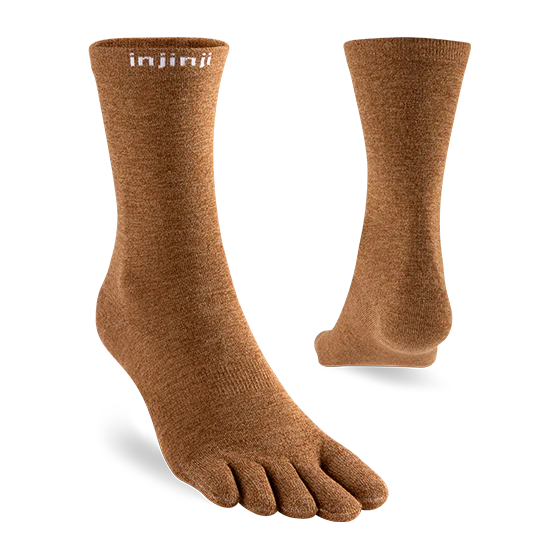 Injinji Liner Lightweight Crew - Elk