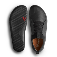 Vivobarefoot Primus Asana Leather Mens Obsidian