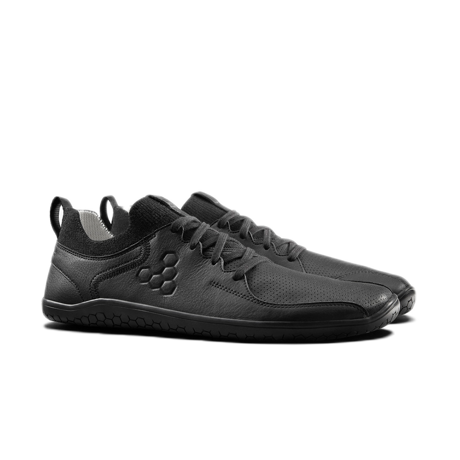 Vivobarefoot Primus Asana Leather Mens Obsidian