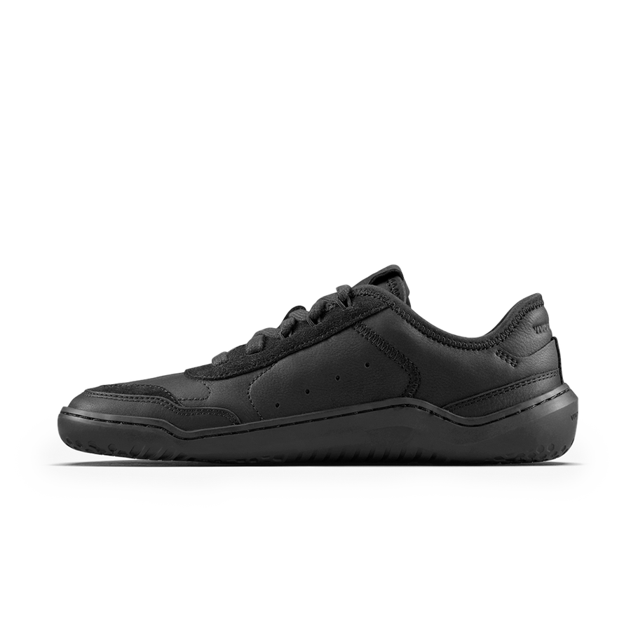 Vivobarefoot Gobi Sneaker Leather Mens Obsidian