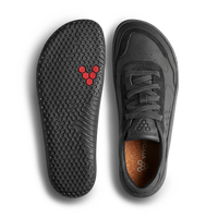 Vivobarefoot Gobi Sneaker Leather Mens Obsidian