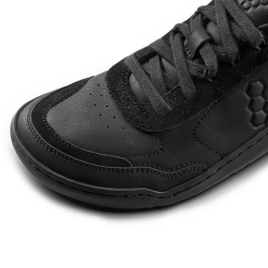 Vivobarefoot Gobi Sneaker Leather Mens Obsidian