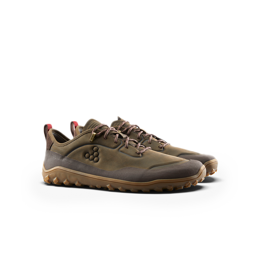 Vivobarefoot Tracker Leather Low Mens Bracken