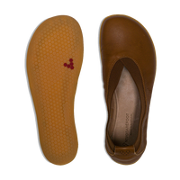 Vivobarefoot Opanka Ballerina Womens Tan