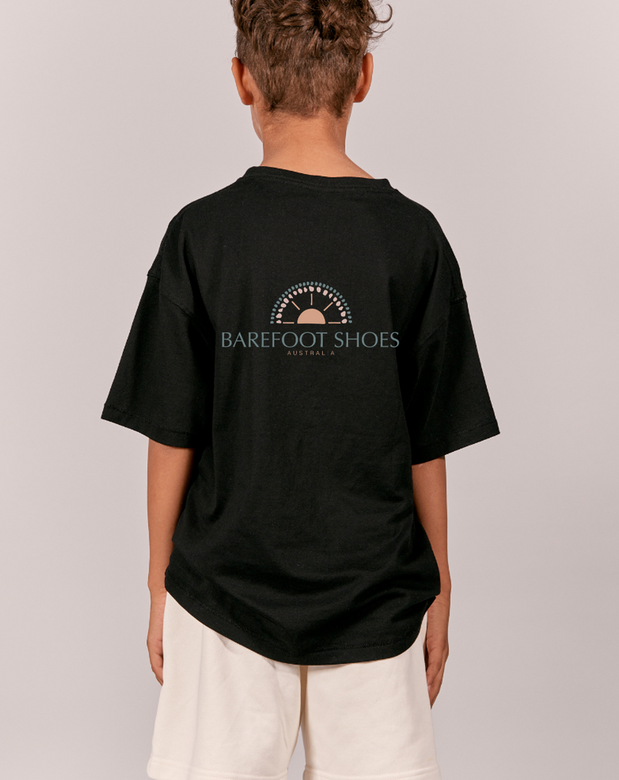 Barefoot Shoes T-Shirt Organic Cotton Kids