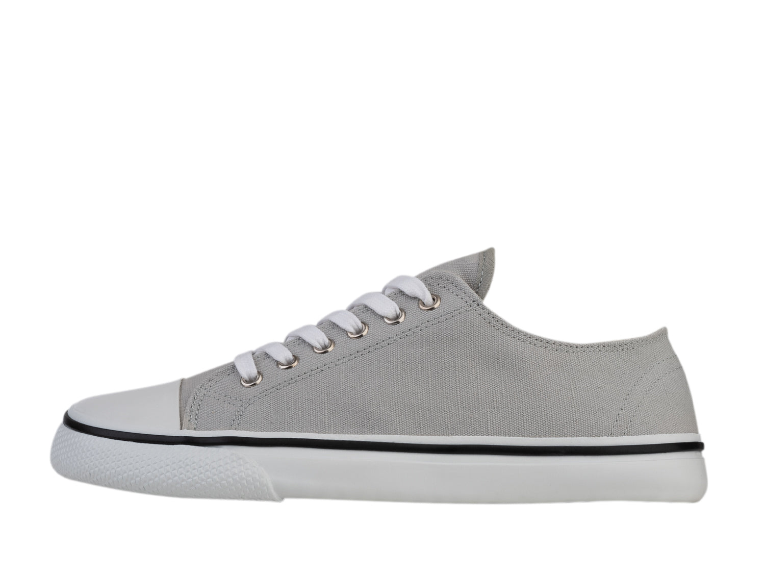 Barefoot sneakers vegan hemp grey & white Bohempia – Barefoot Shoes ...