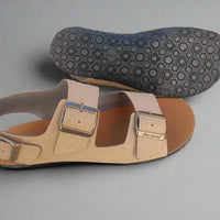 Bioworld Barefoot Unisex Chad Taupe Sandals