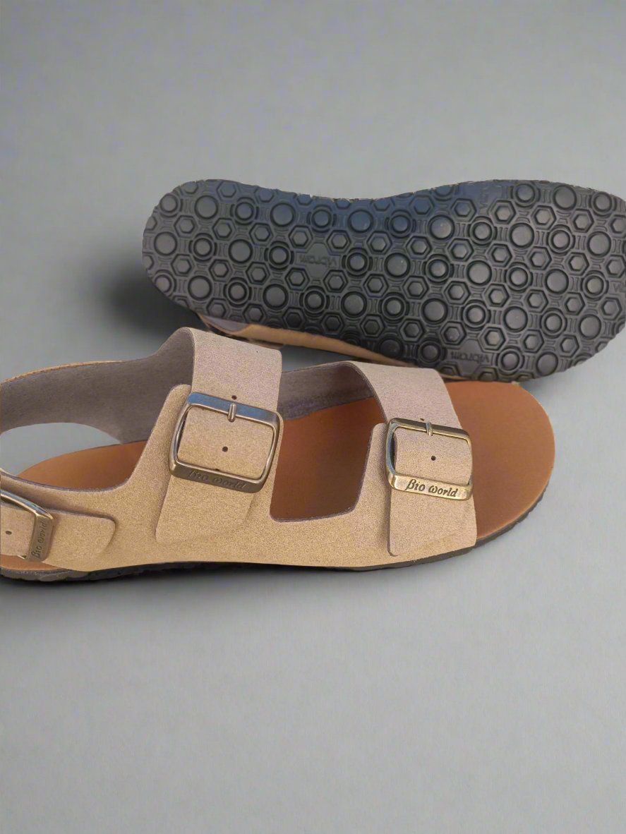 Bioworld Barefoot Unisex Chad Taupe Sandals