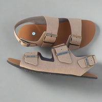 Bioworld Barefoot Unisex Chad Taupe Sandals