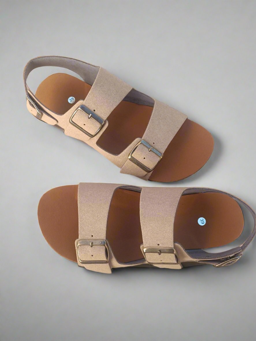 Bioworld Barefoot Unisex Chad Taupe Sandals