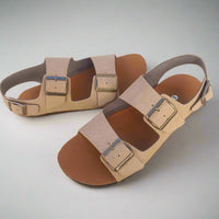 Bioworld Barefoot Unisex Chad Taupe Sandals