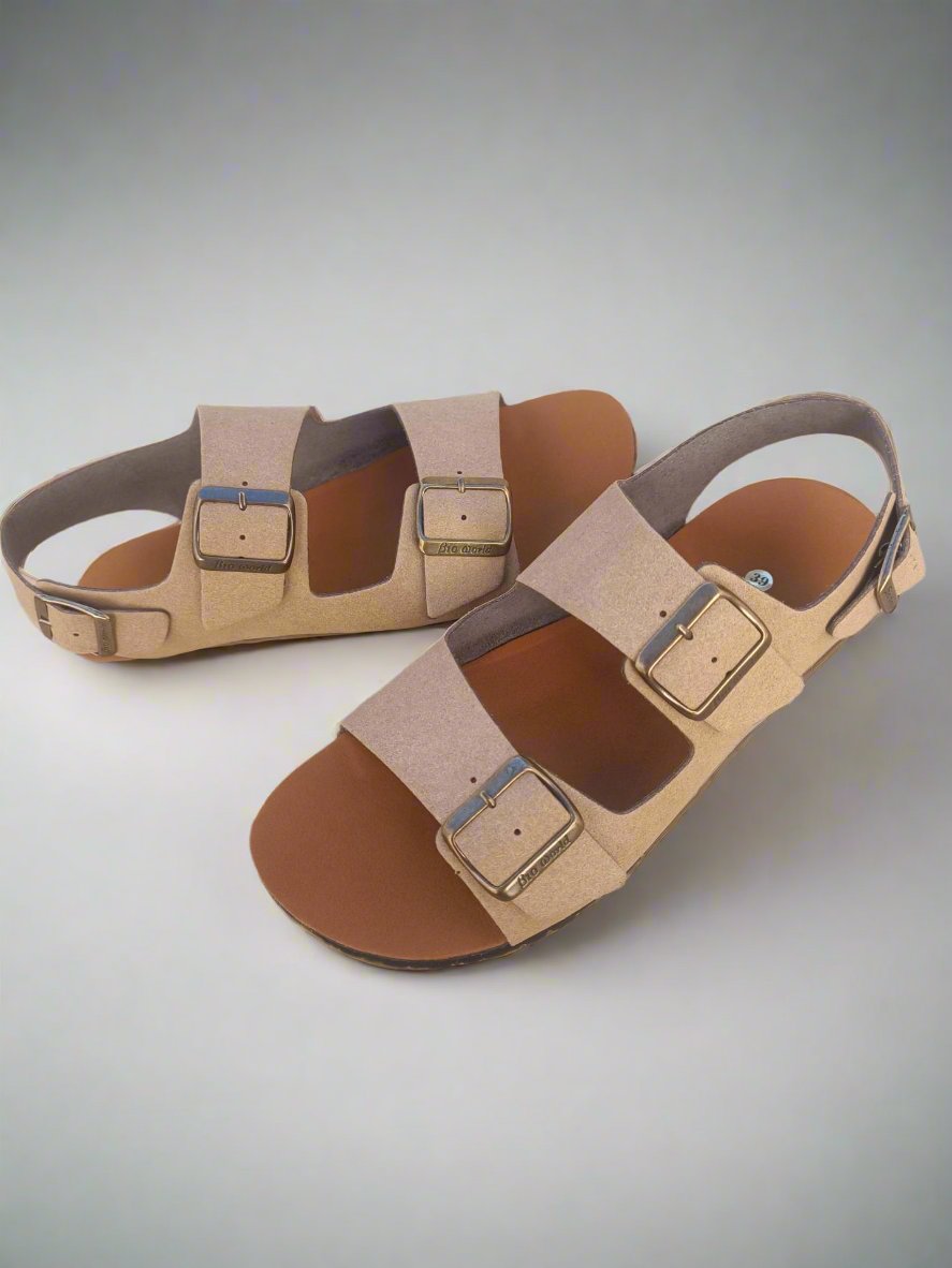 Bioworld Barefoot Unisex Chad Taupe Sandals