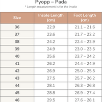 Pyopp Fledge Pada - Black on White