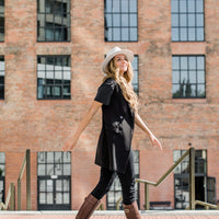 Shapen Glam Knee-High Barefoot Boots - Brown Leather