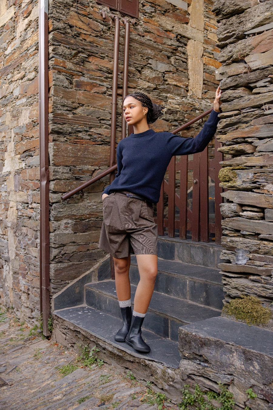 Shapen Victory Barefoot Chelsea Boots - Black Leather