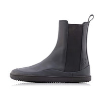 Shapen Victory Barefoot Chelsea Boots - Black Leather