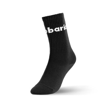 Barefoot Socks Barebarics Crew Black