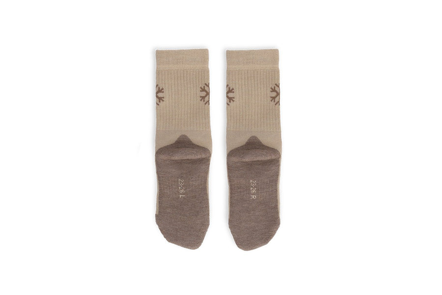 Barefoot Socks Be Lenka Kids Merino Crew Beige