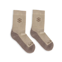 Barefoot Socks Be Lenka Kids Merino Crew Beige