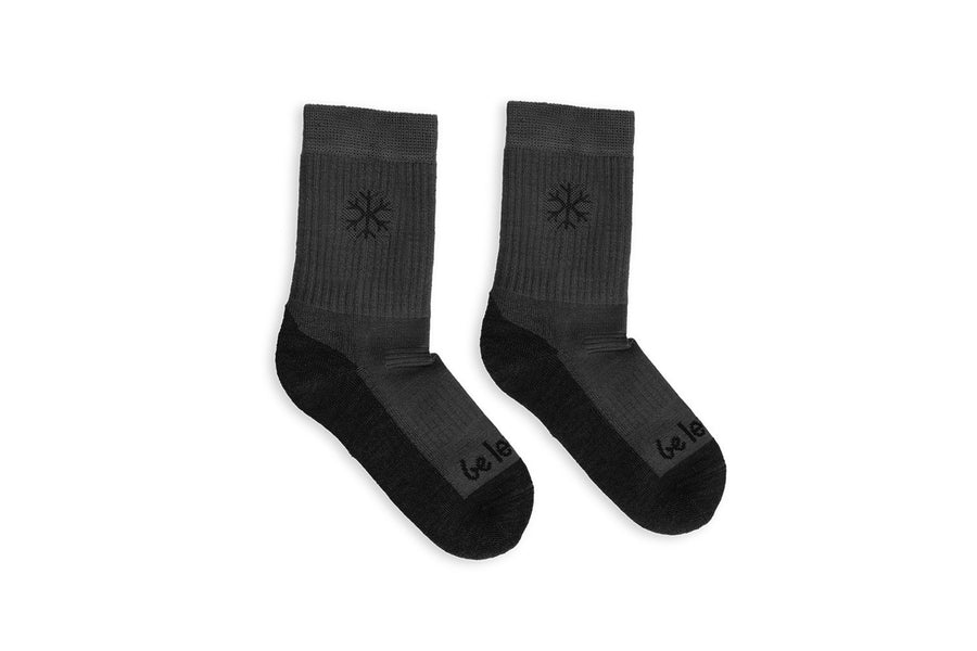 Barefoot Socks Be Lenka Kids Merino Crew Grey