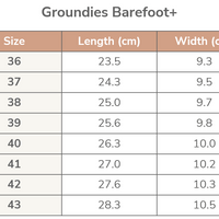 Groundies Melbourne Barefoot+ Metallic Rose
