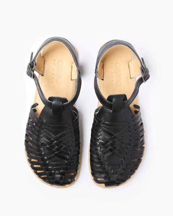 Origo Shoes The Huarache Sandal by Anya Black