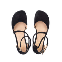 Shapen Orchid Sandals Black Suede