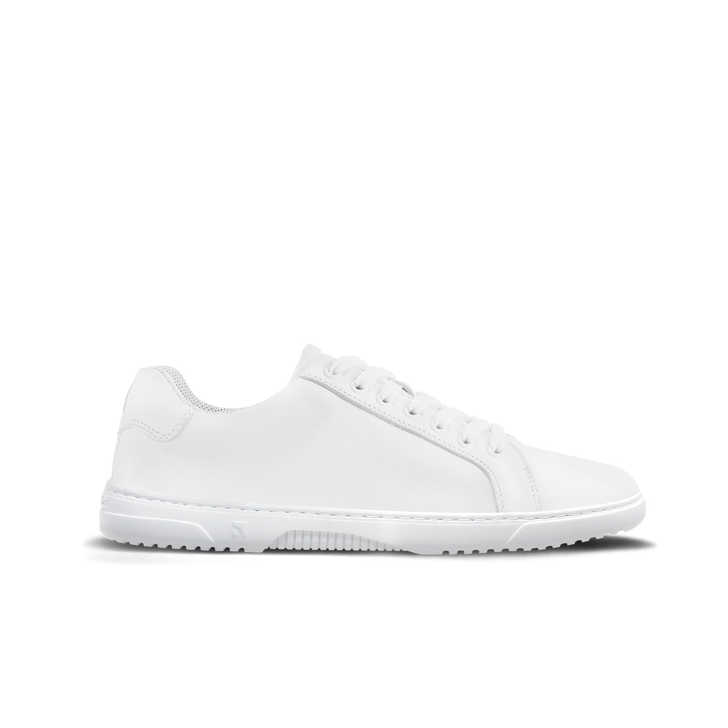 Barebarics Zoom All White Leather – Barefoot Shoes Australia