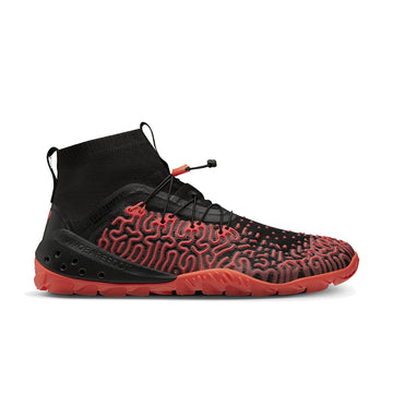 Vivobarefoot ESC Tempest Womens Obsidian Neon Coral