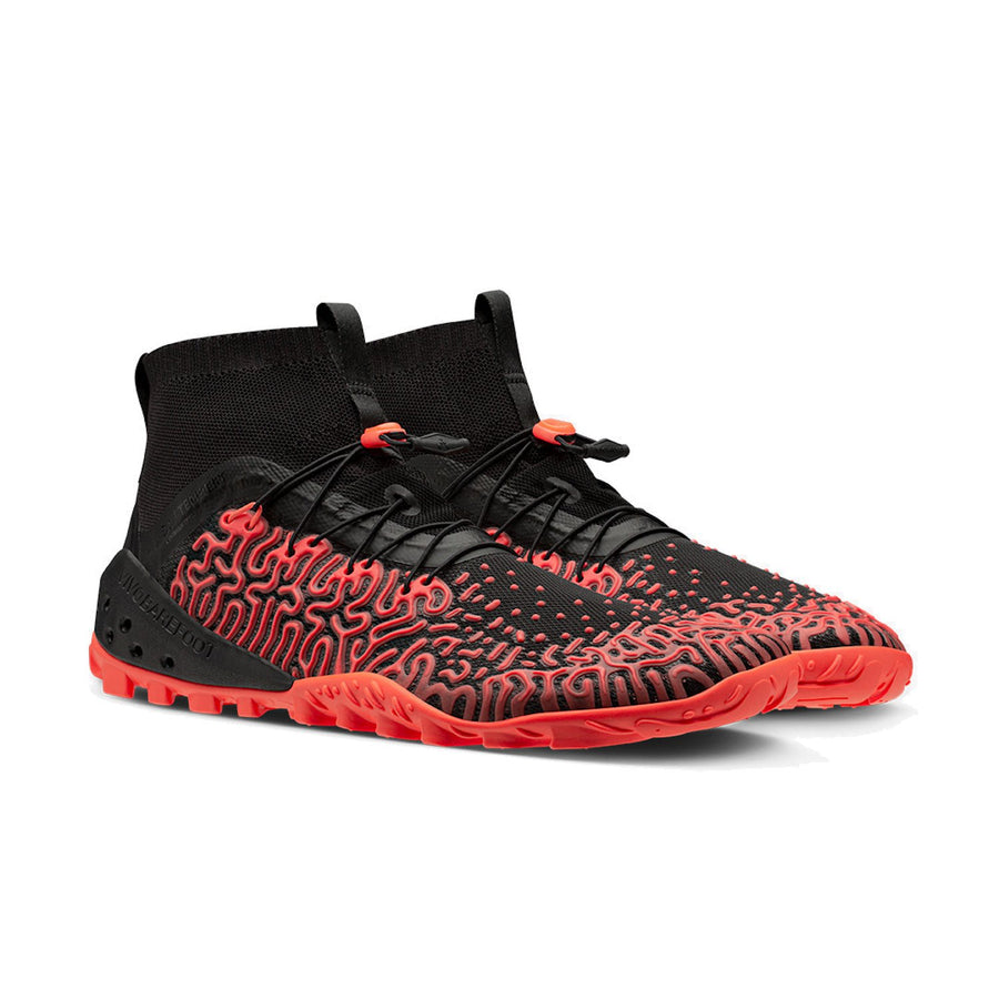 Vivobarefoot ESC Tempest Womens Obsidian Neon Coral