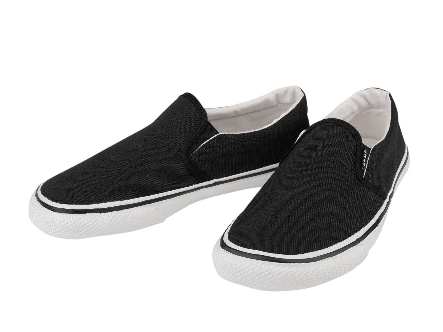 Barefoot slip on vegan hemp black Bohempia – Barefoot Shoes Australia