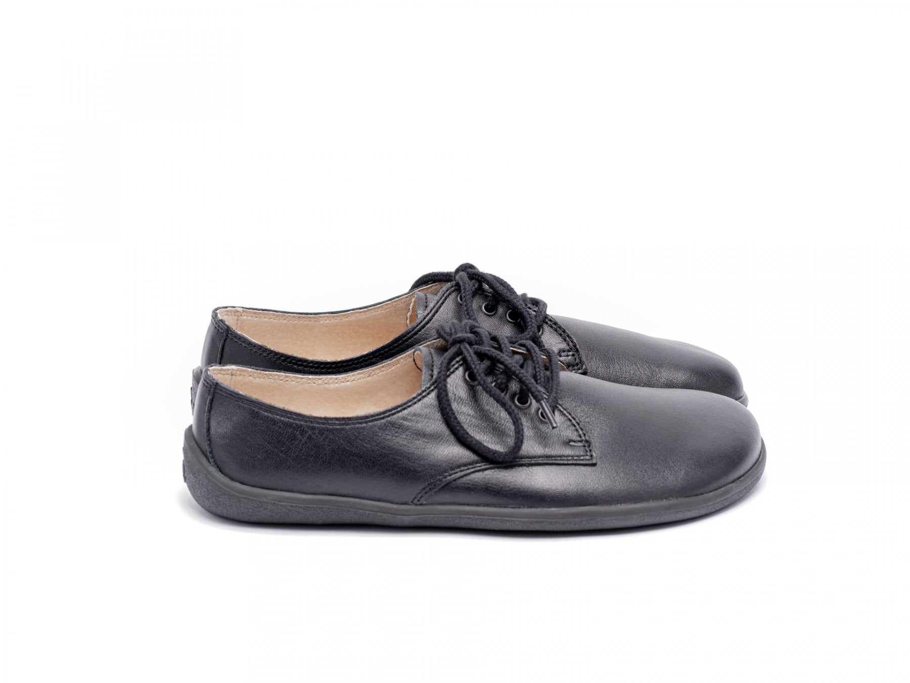 Barefoot Shoes Brushed Leather Black – Barefoot Shoes Australia