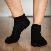 Barefoot Socks Low Cut Black