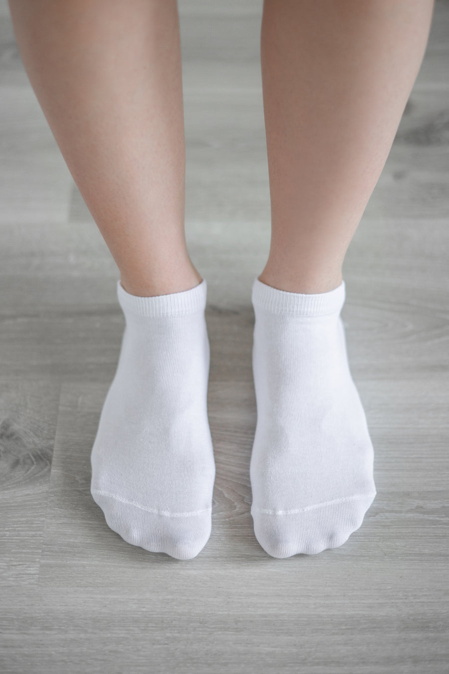 Barefoot Socks Low Cut White