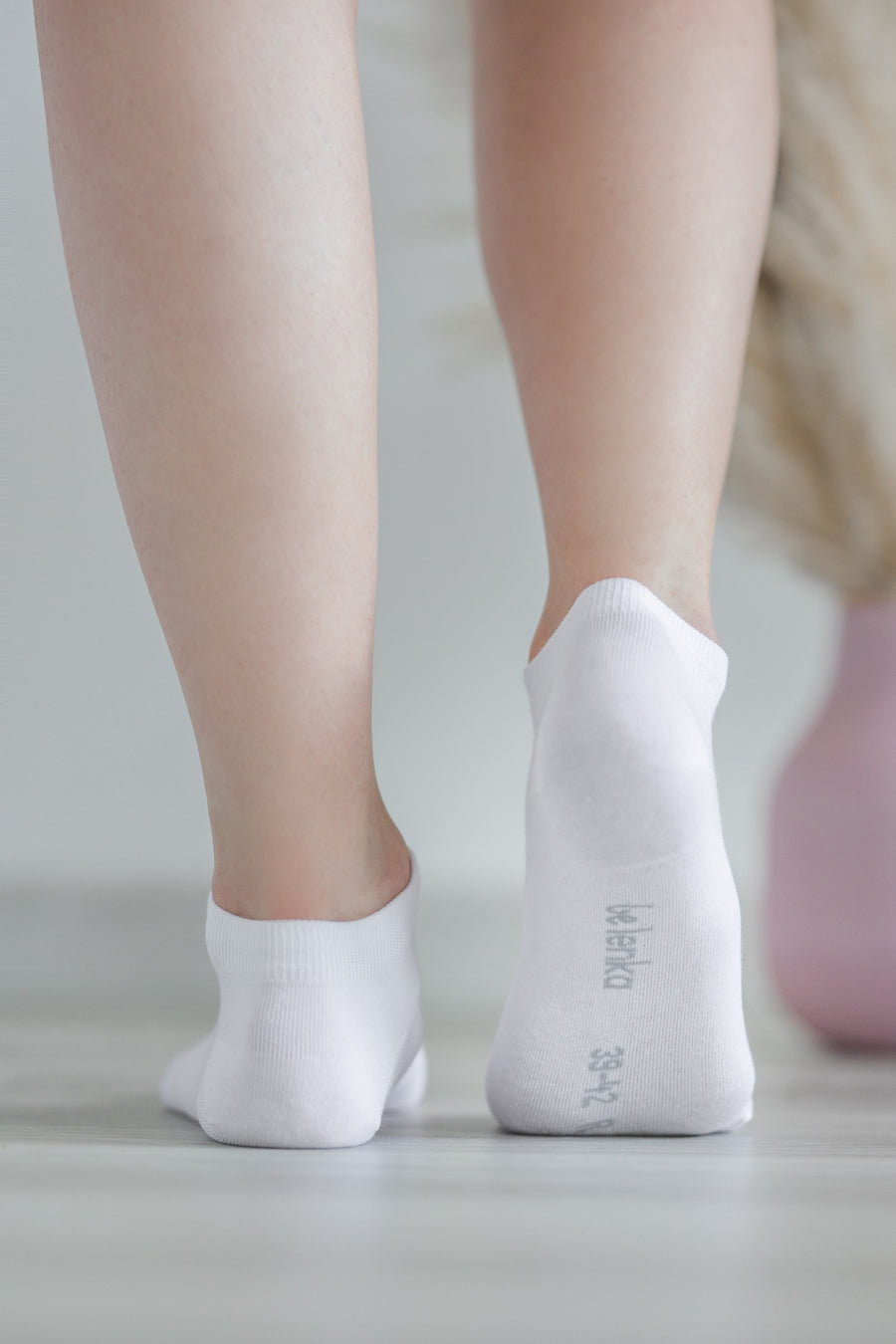 Barefoot Socks Low Cut White